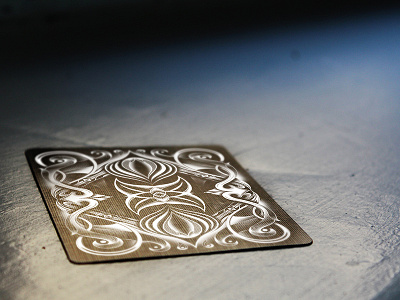 Inverno Back Design black cards black playing cards inverno seasons seasons playing cards