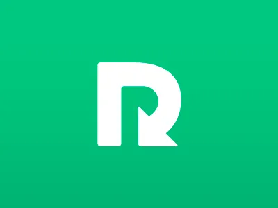 Resource Recovery Icon/Mark arrow green icon logo negative space r recycle recycling refuse resource recovery solid waste trash