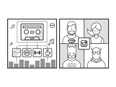 Line vector illustration ai character deeper graphic illustration line line vector music superhero vector vector illustration