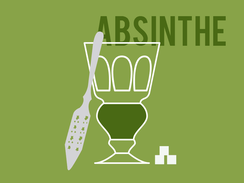 Drinks2 absinthe alcohol beer drink illustrator vector