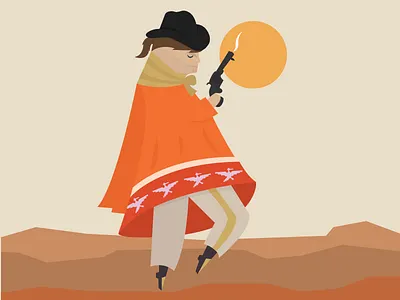 El Condor andean cowboys desert gaucho guns solemn space sun west