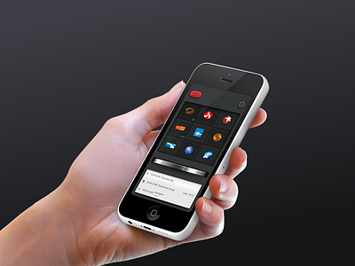 Remote control design channel ios metal power remote suskey ui