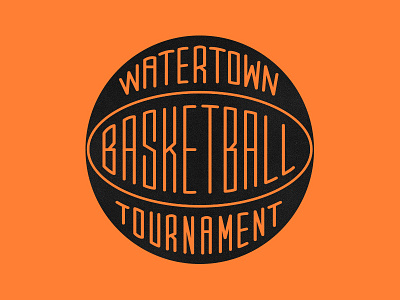 BBall Tournament - Color basketball illustration type