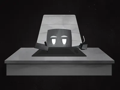 Late Nights black character coffee cute design grey illustration photoshop texture wacom white