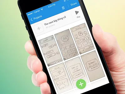 Marvel iPhone app update ios7 iphone app menu project tab thumbnails