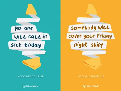 Cookies Don't Lie design graphic marketing poster typography