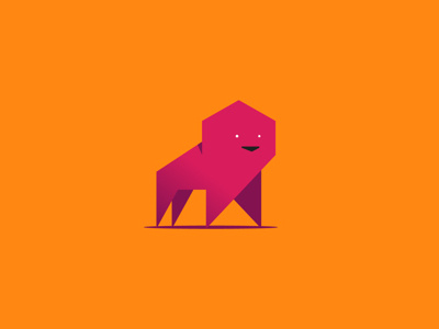 Angled Animals Lion angled angled animals geometric icon lion vector