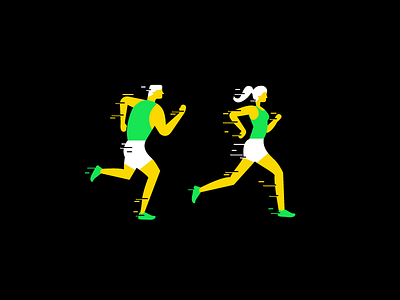 Run chasing marathon olympics person profile running speed sports track