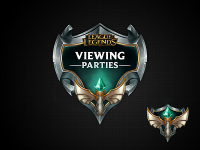 Viewing Parties logo league of legends logo riot games