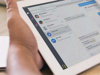 Hall for iPad chat ipad ui