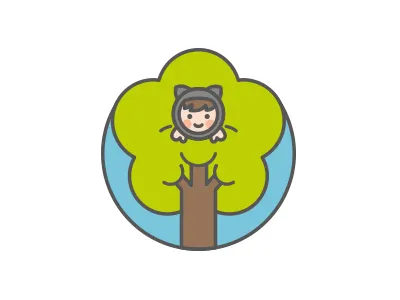 Children's furniture baby cat furniture logo tree