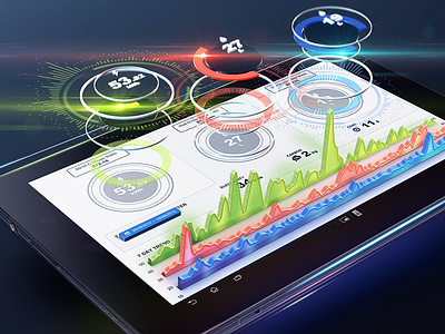 Live Performance 3d alive page analysis building analysis building performance charts data visualisation donut charts smart home