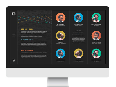 Mammoth color dark interface spec ui web design website