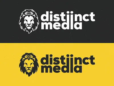 Logo Final animal brand colours face lion logo mane mark media royal yellow