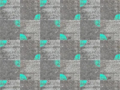 Spliced cement pattern splice