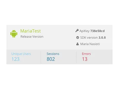 Project Tile dashboard data project tiles