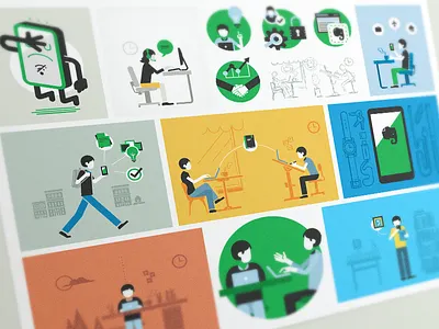 Communication Illustrations 3 communication evernote illustration