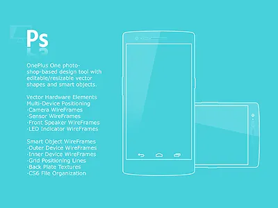 OnePlus One Android Mockup & Concept Tool android design mockup oneplus oneplusone photoshop