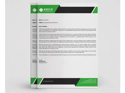 Corporate Letterhead Vol 3 corporate identity corporate letter corporate letter head corporate stationary graphic river identity pack letter head letterhead print template stationary stationery template