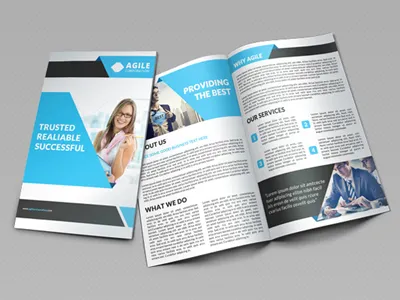 Creative Corporate Bi Fold Brochure Vol 21 ad advertising bi fold bi fold branding design business bi fold business material clean design corporate bi fold graphic river template