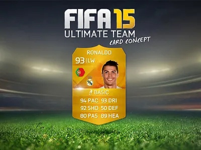 FIFA 15 | CARD DESIGN CONCEPT 15 card concept design fifa game team ui ultimate