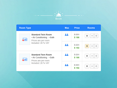 Booking.com Room reservation booking booking.com flat layout reservation ui ux website