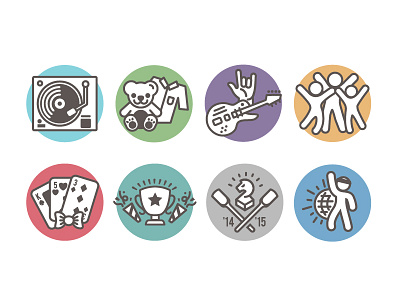 Scrapped Icons! icons vector