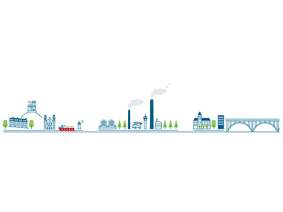 St. John's, Fort McMurray, Saskatoon canada fort mcmurray icons illustration saskatoon st johns vector