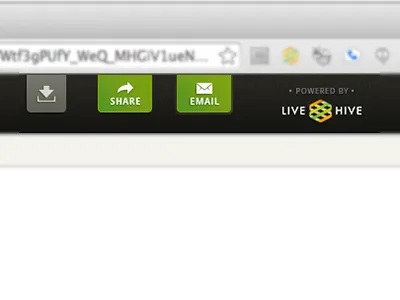LiveHive Buttons External Viewer buttons ui ux