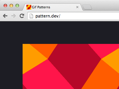 Gif Patterns animation favicon gif pattern