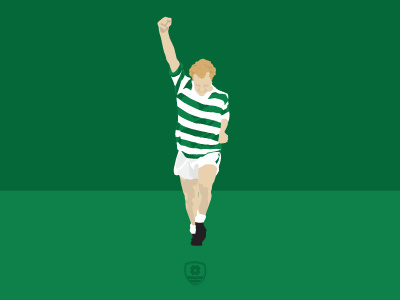 Jimmy 'Jinky' Johnstone print illustration print