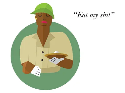 The Help illustration doodle flat illustration vector