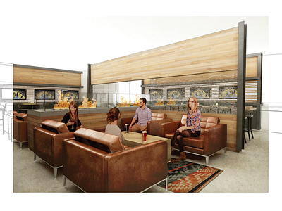 Highline Lounge Rendering