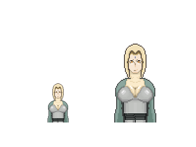 Tsunade breasts photoshop pixel art tsunade