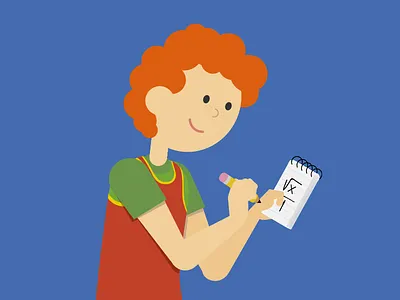 The Math Kid - O Kuadro nesta okuadro student vector