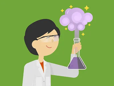 The Chemistry Kid - O Kuadro nesta okuadro student vector