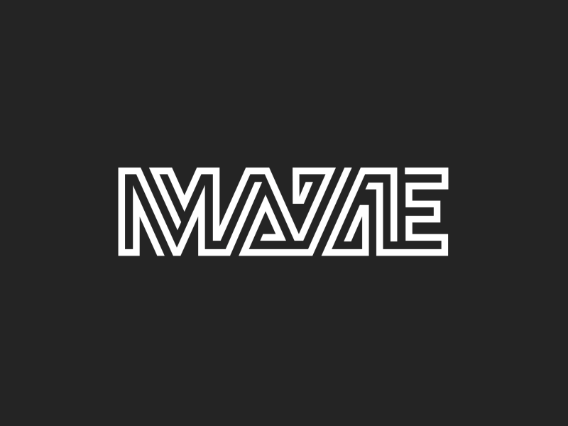 Totes A Maze animation gif logo maze maze logo