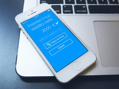 Third screen Regola del 70/30 for iOS 7030 app clean design freebie ios iphone iphone 5 ipod minimal mockup regola