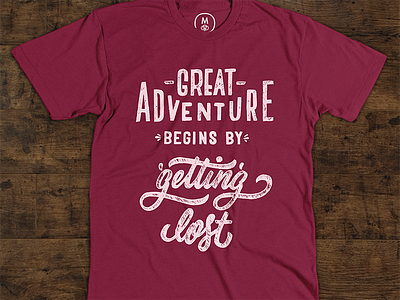 Great Adventure brush lettering dust grit hand lettering minnesota mn neon texture type