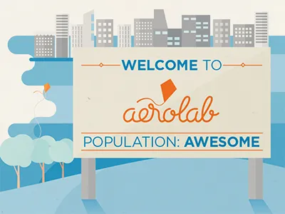 Welcome to Aerolab aerolab city hello illustration team welcome
