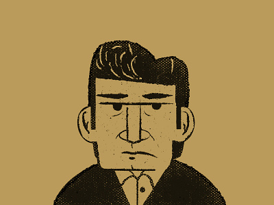 Johnny Cash - ish illustration johnny cash