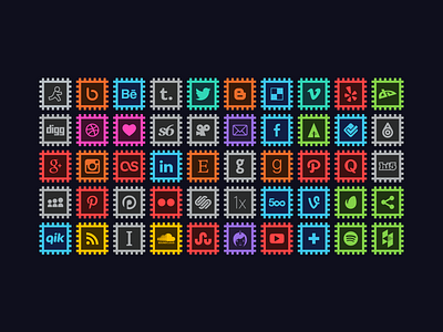 50 Free Social Media Icons for Tech Blogs free icons icons social icons social media icons social networking icons