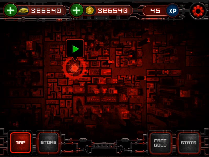 Level selection city game mobile ui zombie