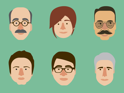 Do-Gooder Designer Illustrations caricature face headshot illustration portrait vector