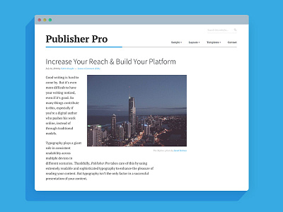 Single Post View design genesis child theme genesis framework interface photoshop responsive ui ux web design wordpress theme