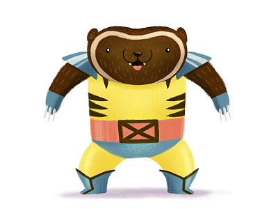 Wolverine illustration photoshop wolverine