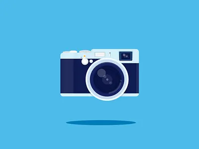 X100s camera colour flat icon ios7 photo