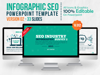 Infographic Seo Powerpoint Version 02 analytics infographic powerpoint infographic survey online marketing powerpoint powerpoint presentation pptx presentation template seo seo powerpoint seo presentation