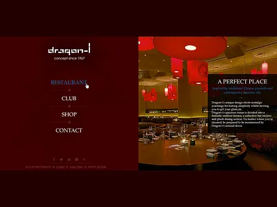 Dragon-I chineese club dragon hong kong party webdesign website