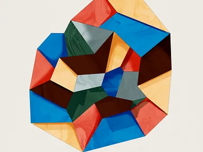 Fragments of Stone 3d artwork design graphic design illustration